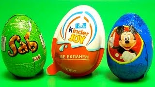 Surprise Eggs Kinder Sorpresa huevo chocolate by lababymusica [upl. by Bridgid]