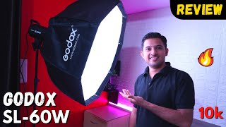 Godox SL60W Unboxing amp Setup⚡Best Video Light For YouTube Under 10000  🔥🔥 [upl. by Atirehs882]