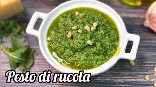 Pesto di Rucola 🤗RICETTA FACILE IN 5 MINUTI🎉🎉 [upl. by Chandal]