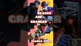 ClaudeGranger Vs Marco Polo Skill Mobile Legends Vs Honor of Kings mobilelegends honorofkings [upl. by Yral749]