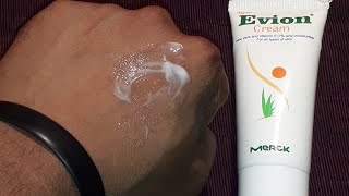 Evion Cream Review Hindi [upl. by Adrahs]