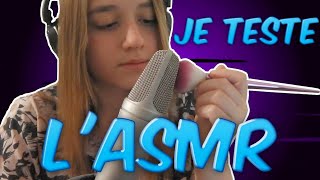 JE TESTE lASMR  🤔 [upl. by Enrev]