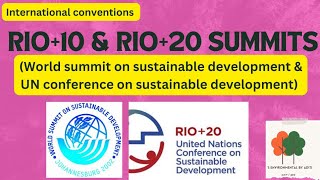 Rio10 and Rio20 Summits  Environmental conferences [upl. by Mclain]