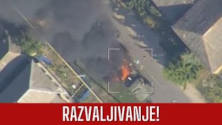 UKRAJINCI OSTAJU BEZ TENKOVA U KURSKOJ OBLASTI RUSI IH RAZVALJUJU LANCETIMA [upl. by Wendt744]