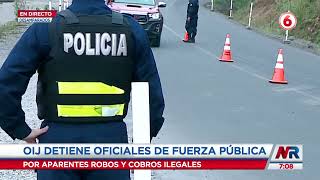 OIJ detuvo policías por supuestos cobros ilegales [upl. by Leind]