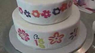 Cake Decorating with Water Colors [upl. by Harbard]