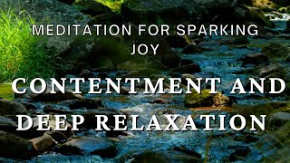 Meditation for sparking joy contentment and deep relaxation meditation [upl. by Vadnee965]