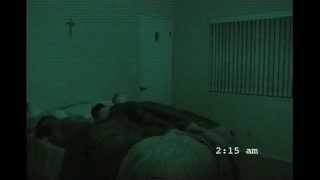 ghost in bedroom caught on tape [upl. by Bruell]