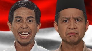 SkinnyIndonesian24  Prabowo VS Jokowi  Epic Rap Battles Of Presidency [upl. by Nnaul]