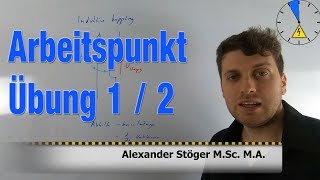 Übung 1  2 Arbeitspunkt bestimmen Regelungstechnik [upl. by Forward246]