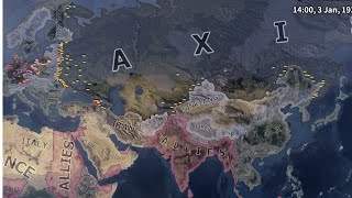 WHAT IF RUSSIA WAS FASCIST DURING WW2HOI4 TIMELAPSE [upl. by Eillit]