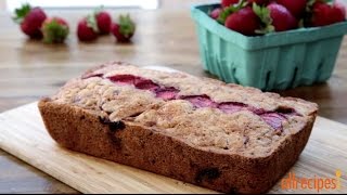 How to Make Strawberry Bread  Strawberry Recipes  Allrecipescom [upl. by Ailev520]