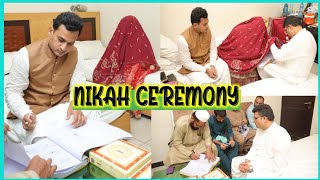 ZINDAGI TERE NAAM KI ❤️ NIKAH CEREMONY 🎑🤍 [upl. by Zulema644]