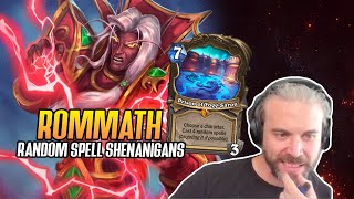 Hearthstone Rommath Random Spell Shenanigans ft Prison of Yogg [upl. by Botzow678]