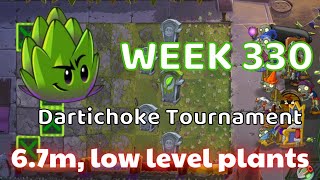 PvZ 2 Dartichoke Tournament Week 330 67 million have a strategy using Free Plants season 68 [upl. by Ilujna]