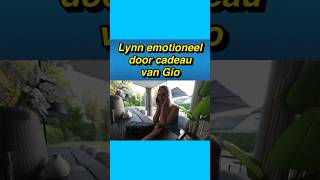 🥺❤️ Lynn emotioneel door cadeau van Gio gio lynn vlog [upl. by Zedecrem]