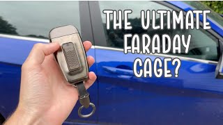 The ultimate keyless theft protection KeyBoo faraday cage key box review [upl. by Anaiv285]