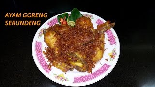 Cara Membuat Ayam Goreng Serundeng [upl. by Akemak]