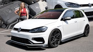 Meet Morgan and Her CRAZY Custom MK75 Golf R [upl. by Cresida]