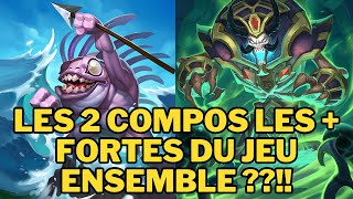 LES 2 COMPOS LES  FORTES DU JEU ENSEMBLE   Hearthstone Battlegrounds Top Europe [upl. by Moguel]