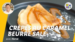 Crêpes au caramel beurre salé  Lidl Cuisine [upl. by Arline]