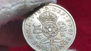 Two shillings 1949 Georgivs 6 [upl. by Evadnee646]