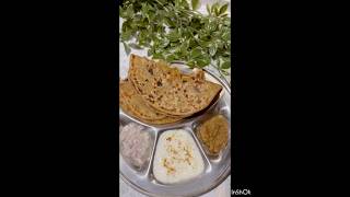 Quick Bhujiya Parantha A 5Minute Recipe [upl. by Nalliuq540]