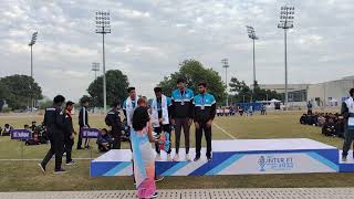 medal ceremony of 4100m relay men inter IIT 2022 IIT kanpur silver medal 🥈  IIT gandhinagar [upl. by Raquela]