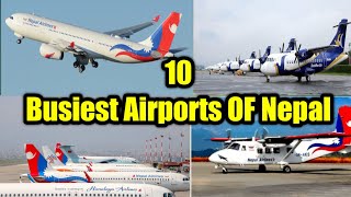 🛫✈️10 Busiest Airports OF Nepal  Airports in Nepal  vigyan khabar [upl. by Dunlavy518]