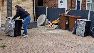 Street scrapping UK scrap metal recycling the life of a scrap man [upl. by Yllom]