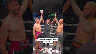 Danny Aarons vs Danny Simpson ends a draw 🤯 misfitsboxing boxing [upl. by Bethesda]