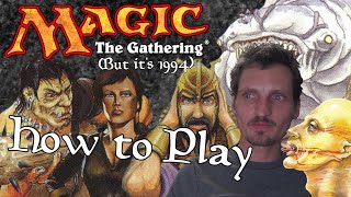 How to Play Magic The Gathering But its 1994 [upl. by Aynna376]