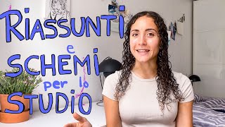 Come fare schemi e riassunti per studiare  metodo di studio da 30 e lode [upl. by Valeda]