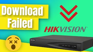 Hikvision NVR Failed to download the video [upl. by Atekahs]