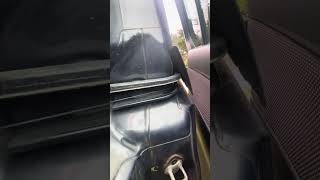 MAZDA MPV 2006 Power sliding door not closing all the way  tension cable getting stuck [upl. by Haimehen]