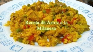 Arroz a la Milanesa receta fácil [upl. by Scholem]