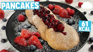 Kalorienarme Pancakes selber machen  Pancakes Rezept [upl. by Genisia787]