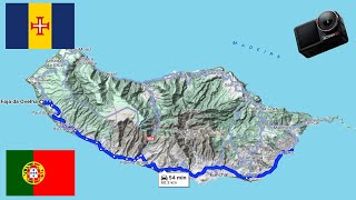 🏝️ Across Madeira in 4 minutes  Timelapse  Shot on DJI Action 5 Pro timelapse travel dji [upl. by Pinette284]