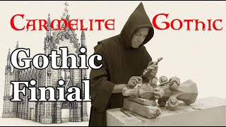 Carving a Gothic Finial  Carmelite Monks Gothic Architecture [upl. by Anaeel]