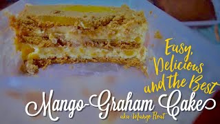 EASY MANGO FLOAT RECIPE  PANG NEGOSYO WITH COSTING [upl. by Sinnylg]