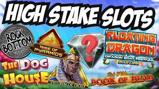 HIGH STAKES SLOT SESSION TAKING ON THE WAGER LOOKING FOR A BIG WIN FROM ONLINE SLOTS [upl. by Narot]