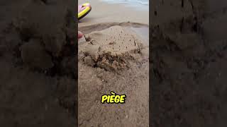 Il a Découvert un PIEGE sur la PLAGE shorts viral [upl. by Fillbert]