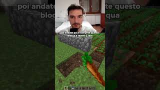 Farm di Carote e Patate automatica Minecraft shorts minecraft [upl. by Ogram]