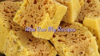 Soft Mysore Pak Recipe step by ste  Ghee sa Banaya Soft Mysore Pak by Ritu Rao My Recipe [upl. by Ykcir]