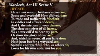 Macbeth Act 3 Scene 5 Analysis [upl. by Nedrah]