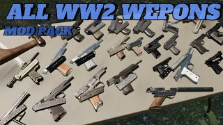 ALL WW2 GUNS IN H3VR MOD PACK [upl. by Ojimmas]