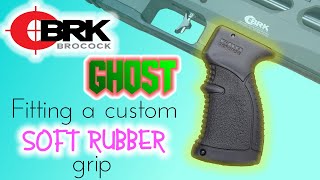 Fitting a Soft Grippy Grip to The Brocock  BRK Ghost [upl. by Devad]