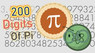 200 Digits Of Pi π Reanimation [upl. by Bambie56]