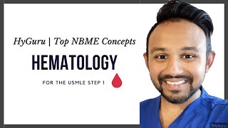 Top NBME Concepts  Hematology USMLE Step 1 [upl. by Alegnave]