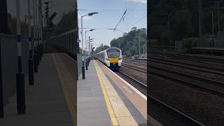 Class 700 departs Hitchin train britishrail britishrailways class700 thameslink trainspotting [upl. by Bogie]